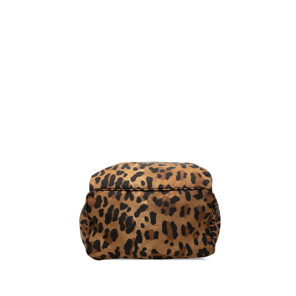 Pre-Loved Prada Leopard Print Tessuto Backpack - Picture 3 of 6